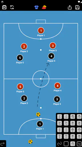 Pizarra Táctica: Futsal screenshot