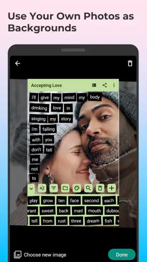 Poetry Magnets: Poems & Lyrics screenshot