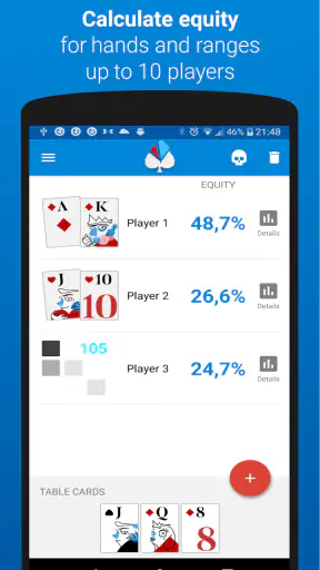 Poker calculator Holdem Lab screenshot