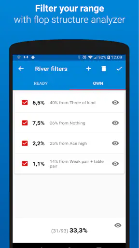 Poker calculator Holdem Lab screenshot