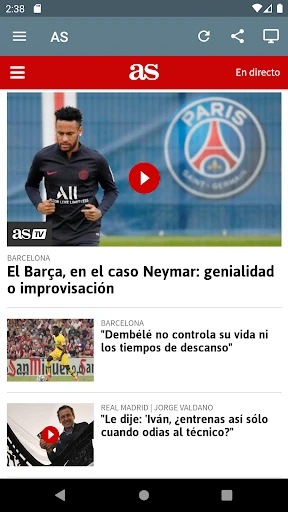Prensa de España screenshot