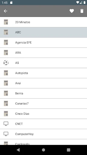 Prensa de España screenshot