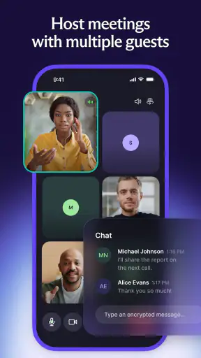 Proton Meet: Secure Meetings screenshot