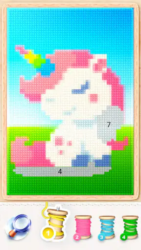 Punto de cruz Mágico: Pintar screenshot