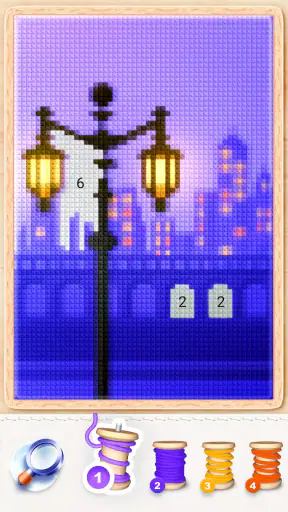 Punto de cruz Mágico: Pintar screenshot