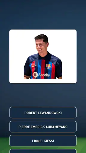 Quiz de jugador de fútbol screenshot