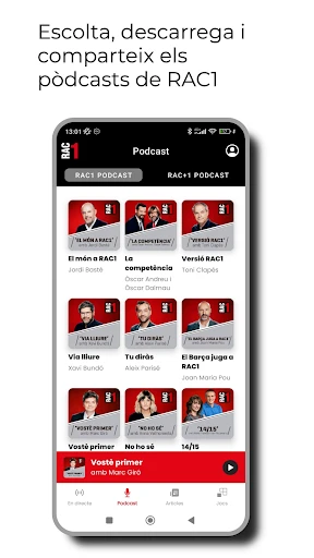 RAC1 Oficial screenshot