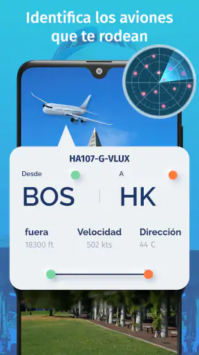 Rastreador vuelos vivo - radar screenshot