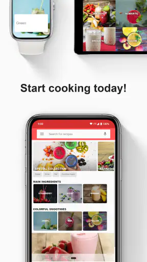 Recetas de batidos saludables screenshot