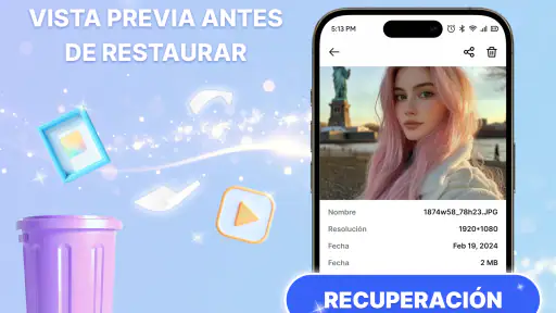 Recuperación - Fotos & Videos screenshot