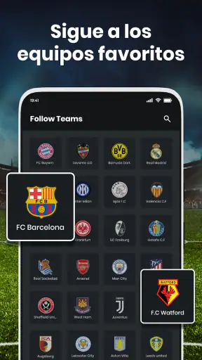 Resultados de fútbol en vivo screenshot
