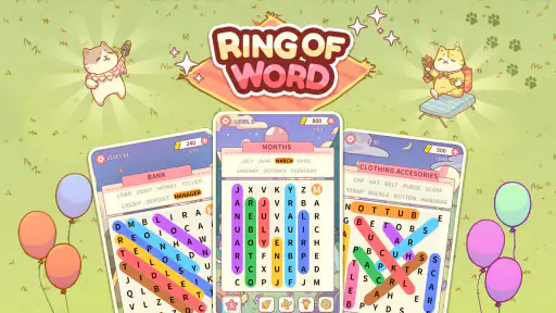 Ring of Words 2: Cats Party screenshot