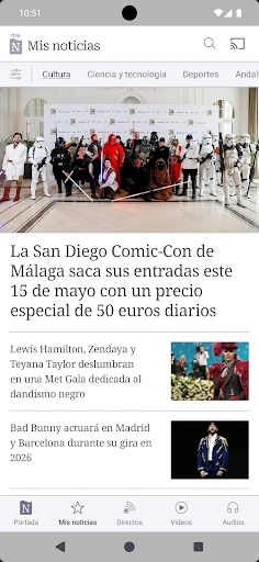 RTVE Noticias screenshot