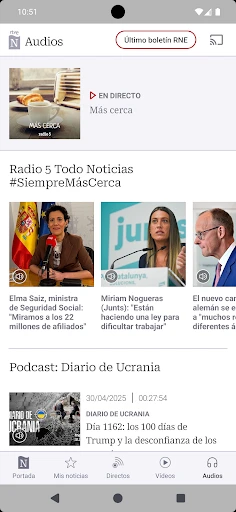 RTVE Noticias screenshot