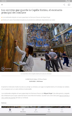 RTVE Noticias screenshot