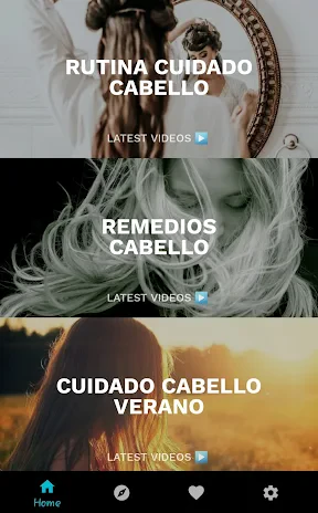 Rutina de cuidado del cabello screenshot
