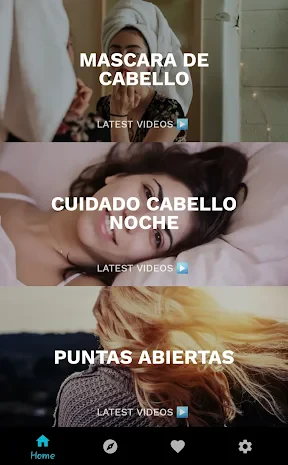 Rutina de cuidado del cabello screenshot