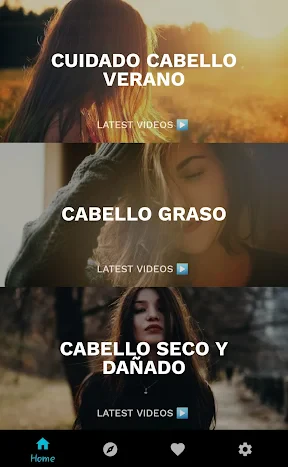 Rutina de cuidado del cabello screenshot