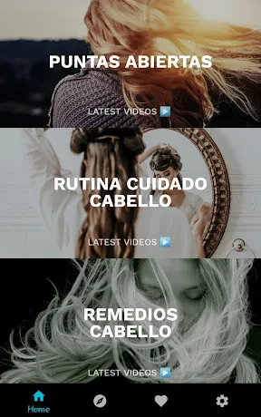 Rutina de cuidado del cabello screenshot