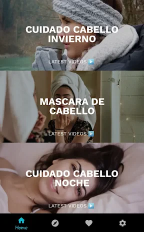 Rutina de cuidado del cabello screenshot