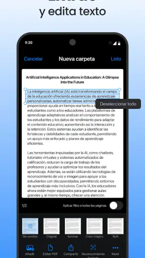 Scanner App: PDF y documentos screenshot