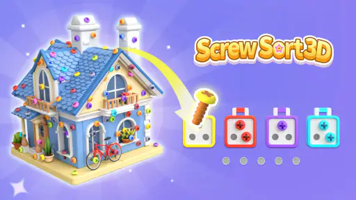 Screw Sort 3D: Tornillos screenshot