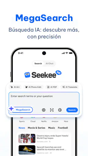 Seekee - Buscador de IA screenshot