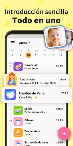 Seguimiento del Bebé:Lactancia screenshot