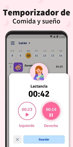 Seguimiento del Bebé:Lactancia screenshot