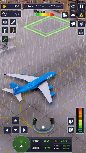 Simulador de vuelo juego avión screenshot