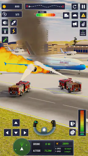 Simulador de vuelo juego avión screenshot