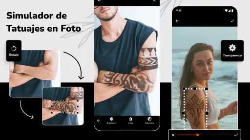 Simular y Diseñar Tatuajes screenshot