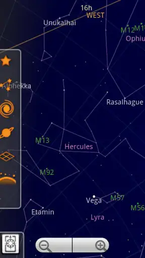 Mapa del cielo screenshot