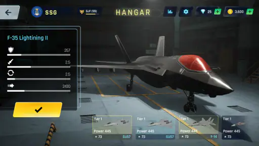 Sky Warriors: Combates Aéreos screenshot