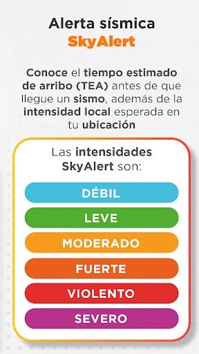 SkyAlert: Alerta Sísmica screenshot
