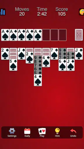 Solitario Spider: Cartas screenshot