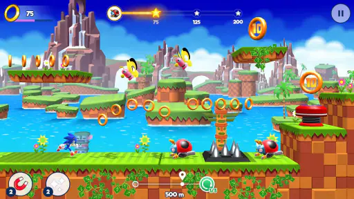 Sonic Runners Adventure juego screenshot