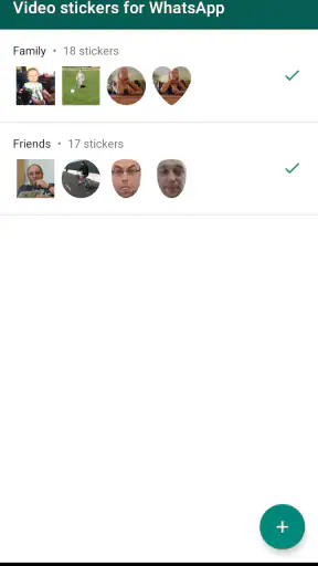 Stickers de videos en WhatsApp screenshot