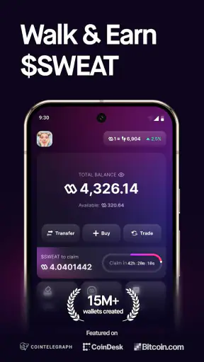Sweat Wallet – Mueve y gana screenshot