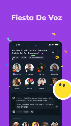 TalkIn - Aprendizaje Idiomas screenshot