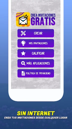 Tarjetas de invitación digital screenshot