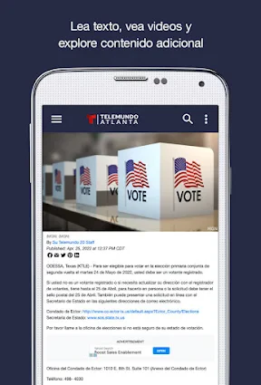 Telemundo Atlanta screenshot
