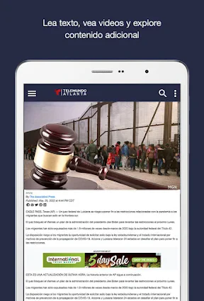 Telemundo Atlanta screenshot