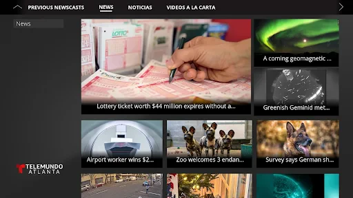 Telemundo Atlanta screenshot