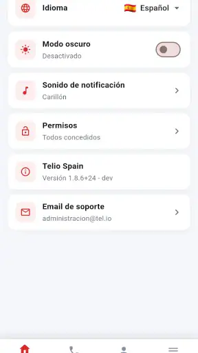 Telio Spain screenshot