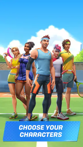 Tennis Clash: Juego JvJ screenshot