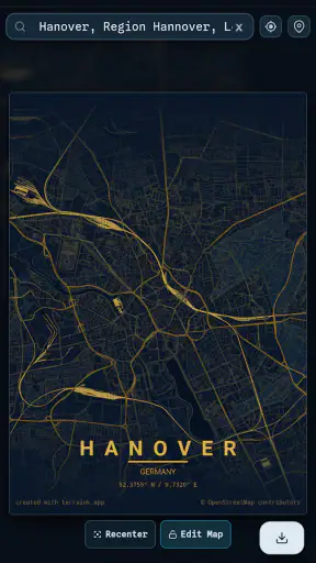 Terraink screenshot