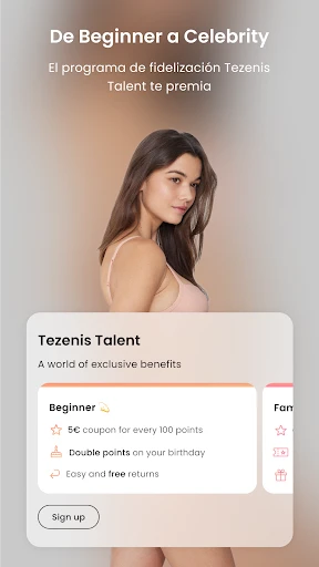 Tezenis screenshot