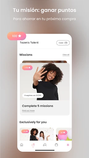 Tezenis screenshot