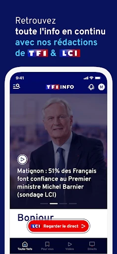 TF1 INFO - LCI : Actualités screenshot